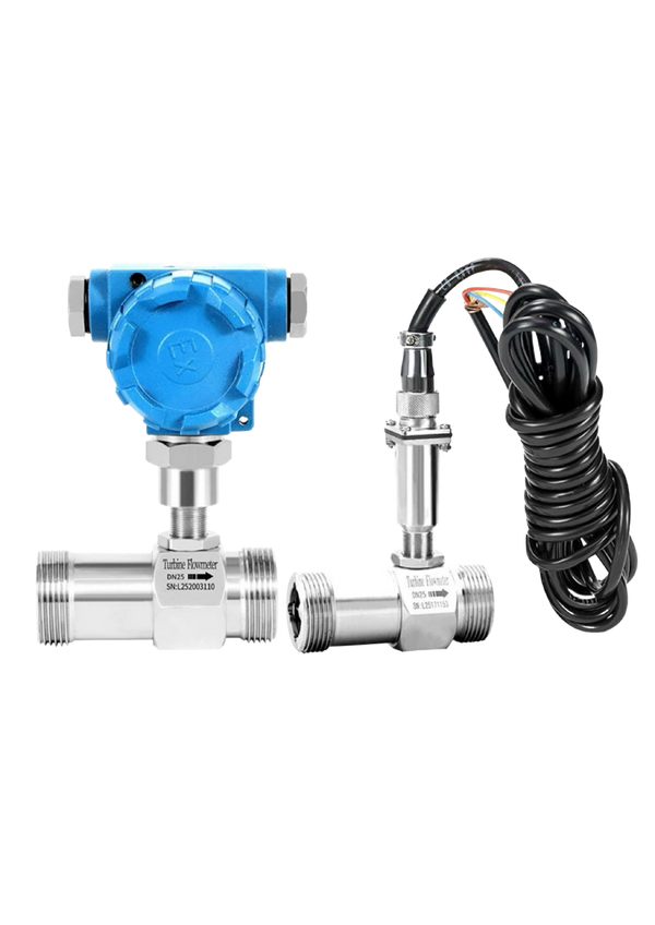 Liquid Turbine Flow Meter Gasoline Vegetable Oil Flow Measurement Sanitary Hygeian Flowmeter Low Viscosity Liquids Flow Measurement