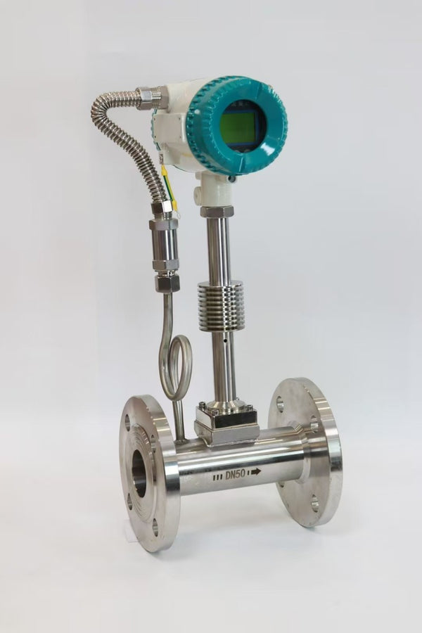 Vortex Flow Meter Air Gas Steam Flow Measurement High Temperature Vapour Flowmeter Explosion-proof Oil Gas Flow Transmitter